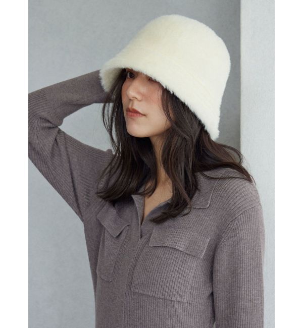 LAGUNAMOON「ファーライクバケットハット」|ハット|