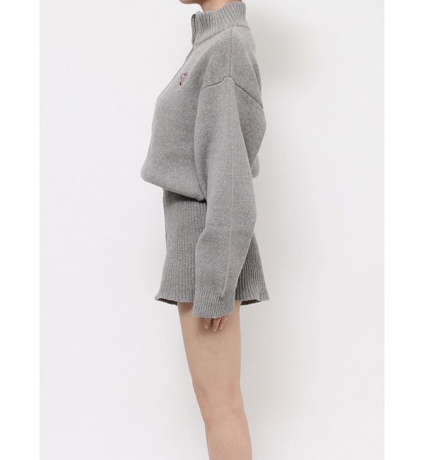 EVRIS「ワンポイントロゴニットロンパース」|オールインワン|