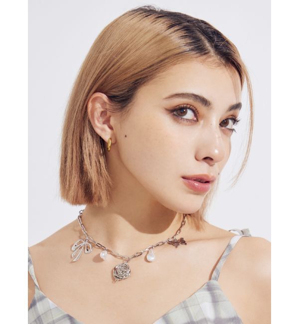 EVRIS「ORIGINAL MOTIF CHOKERネックレス」|ネックレス|シルバー