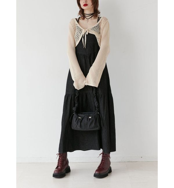 jouetie「メッシュニットボレロ」|カーディガン|