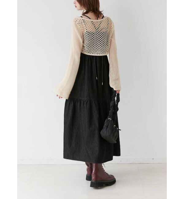 jouetie「メッシュニットボレロ」|カーディガン|