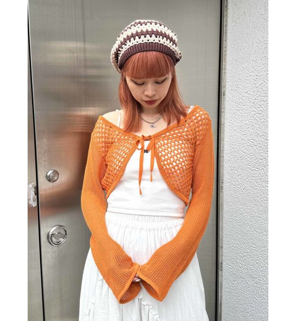 jouetie「メッシュニットボレロ」|カーディガン|