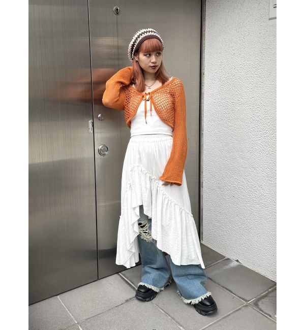 jouetie「メッシュニットボレロ」|カーディガン|