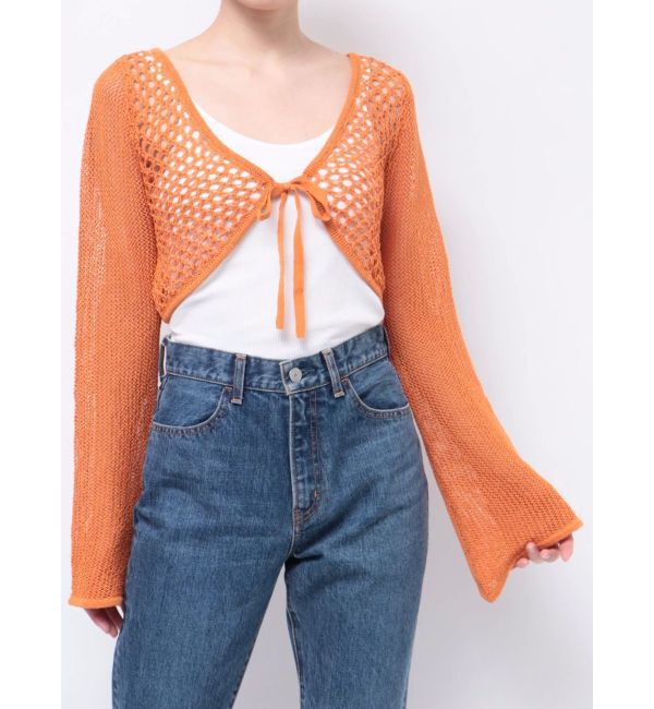 jouetie「メッシュニットボレロ」|カーディガン|