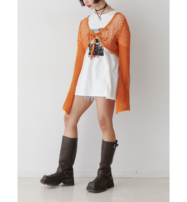 jouetie「メッシュニットボレロ」|カーディガン|