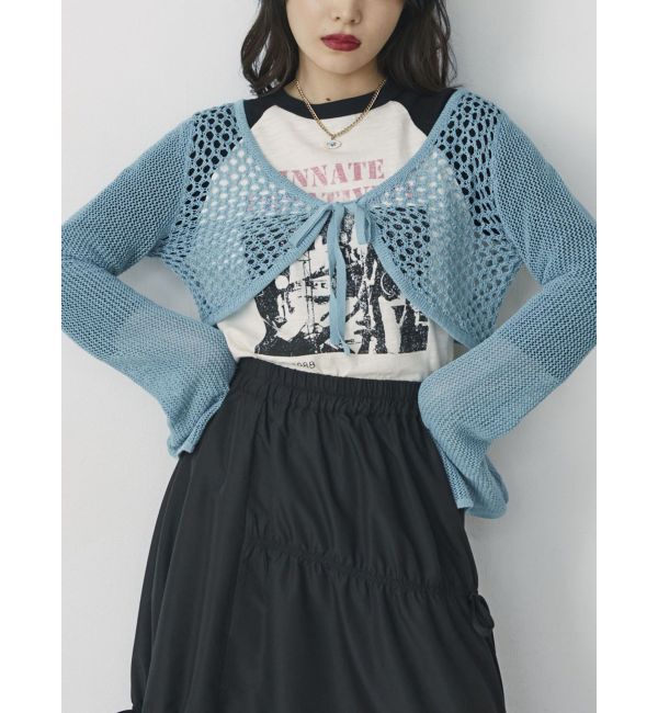 jouetie「メッシュニットボレロ」|カーディガン|