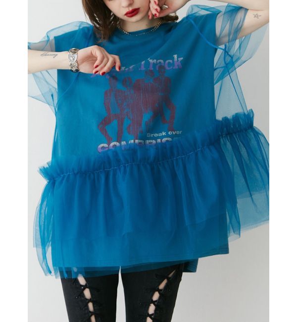 jouetie「ボリュームチュールレイヤードワンピース」|ワンピース|