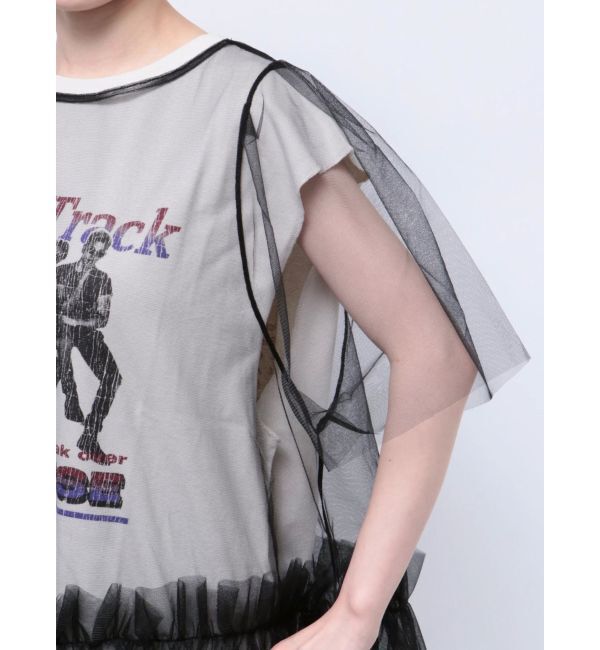 jouetie「ボリュームチュールレイヤードワンピース」|ワンピース|