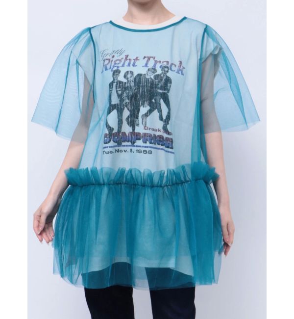 jouetie「ボリュームチュールレイヤードワンピース」|ワンピース|