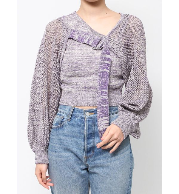 jouetie「メッシュボレロアンサンブル」|カーディガン|