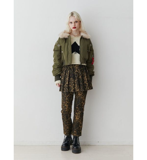 jouetie「マルチスリーブクロップドMA-1」|ブルゾン・スタジャン|