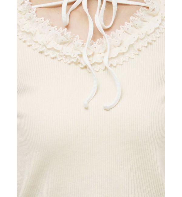 jouetie「フリルネックレイヤードトップス」|Tシャツ・カットソー|