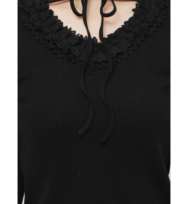 jouetie「フリルネックレイヤードトップス」|Tシャツ・カットソー|