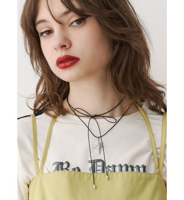 jouetie「シャイニーチョーカー」|ネックレス|ブラック