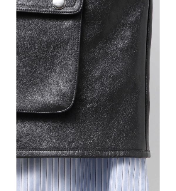 jouetie「フェイクレザーフィッシングベスト」|その他|