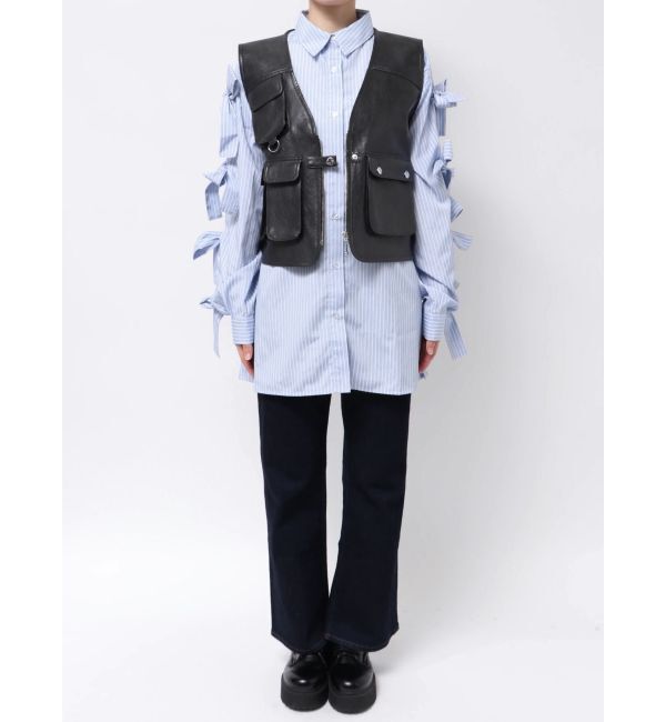 jouetie「フェイクレザーフィッシングベスト」|その他|