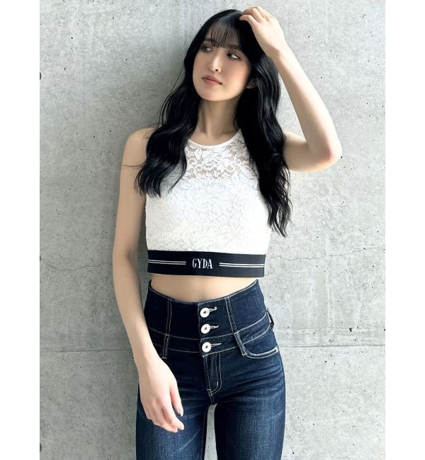 GYDA「GYDAラインバンテージレースTOPS」|Tシャツ・カットソー|