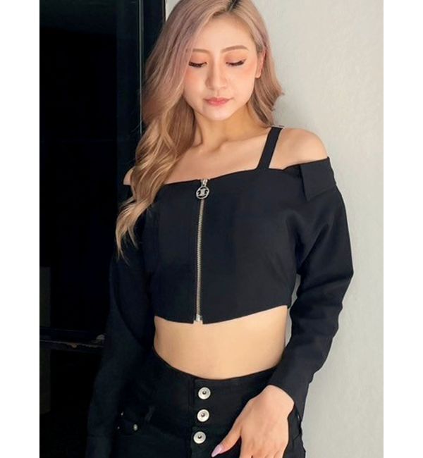 GYDA「Symmetry GYDAオフショルシャツブラウス」|シャツ・ブラウス|