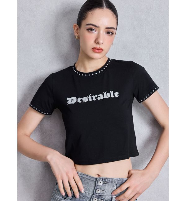 GYDA「Desirable STONE Tシャツ」|Tシャツ・カットソー|ブラック
