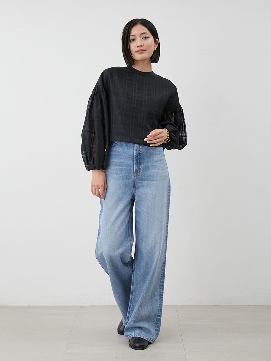 Mila Owen「バックシャンボリュームスリーブブラウス」|シャツ・ブラウス|