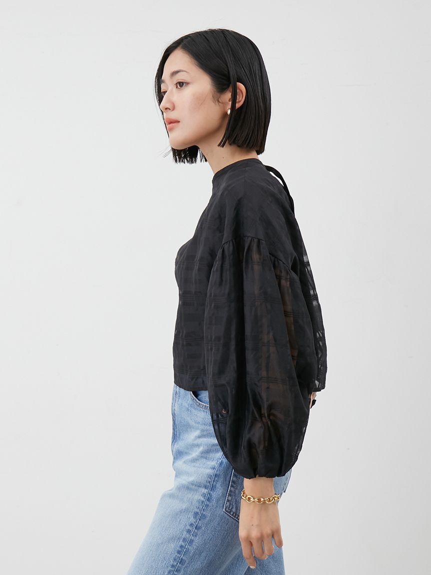 Mila Owen「バックシャンボリュームスリーブブラウス」|シャツ・ブラウス|