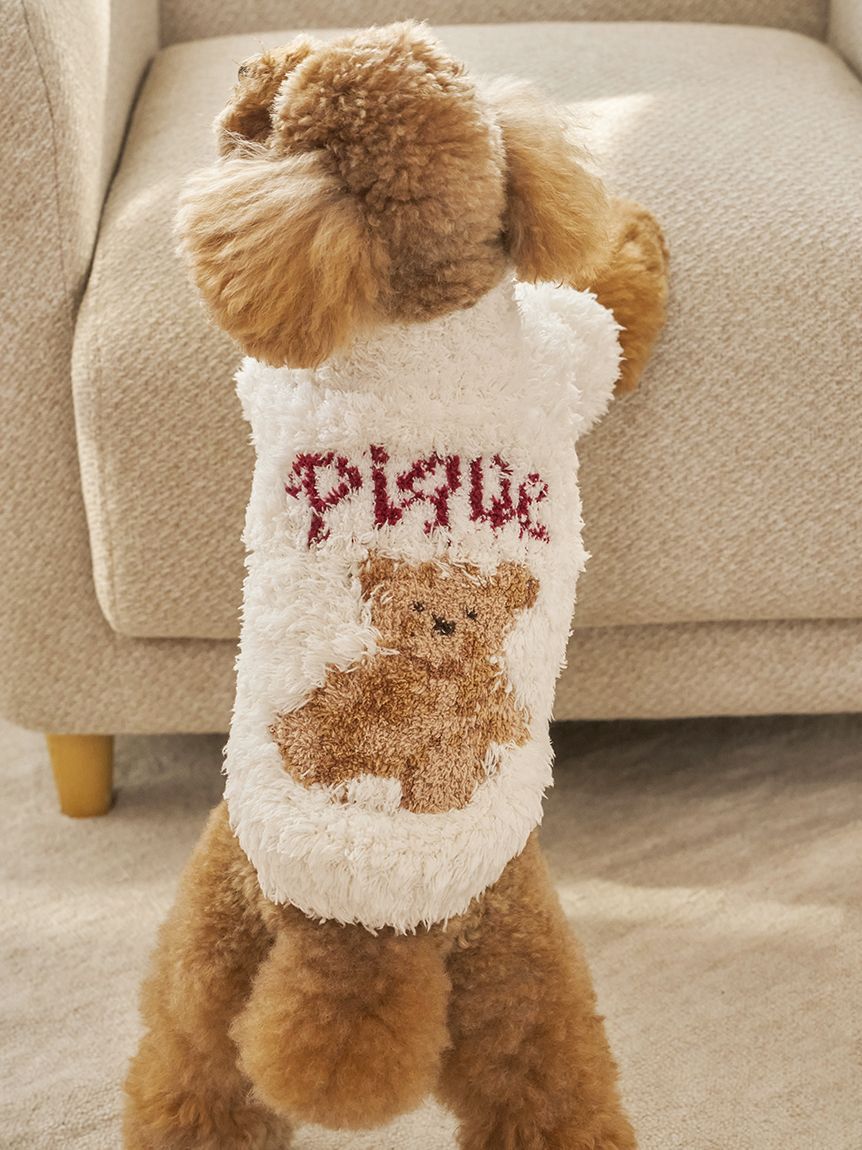 HOLIDAY】【CAT&DOG】ジェラートスノーベアジャガードプルオーバー