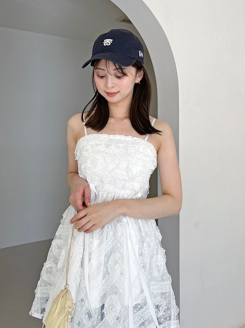 SNIDEL「チュールペプラムブラウス」|シャツ・ブラウス|WHT