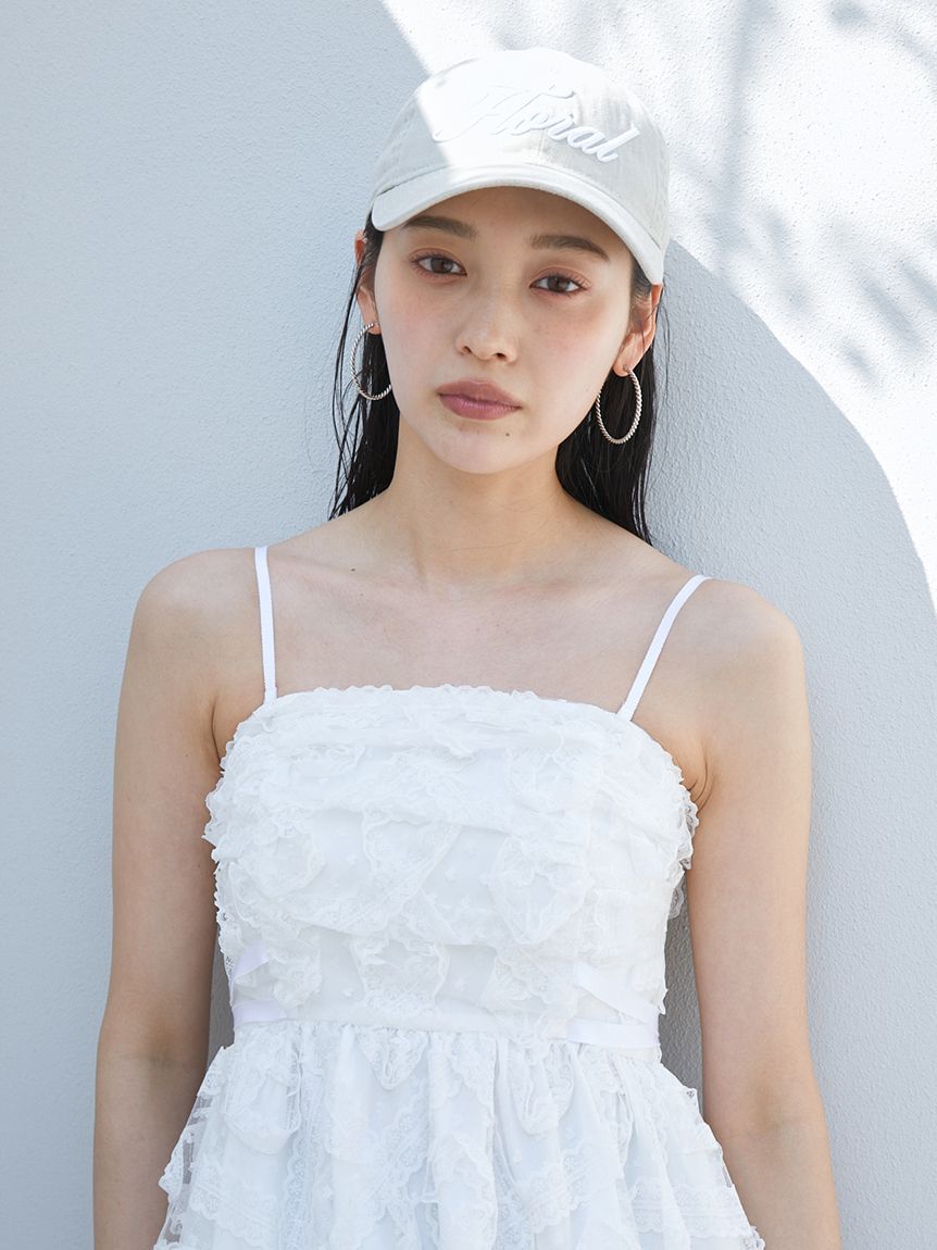 SNIDEL「チュールペプラムブラウス」|シャツ・ブラウス|