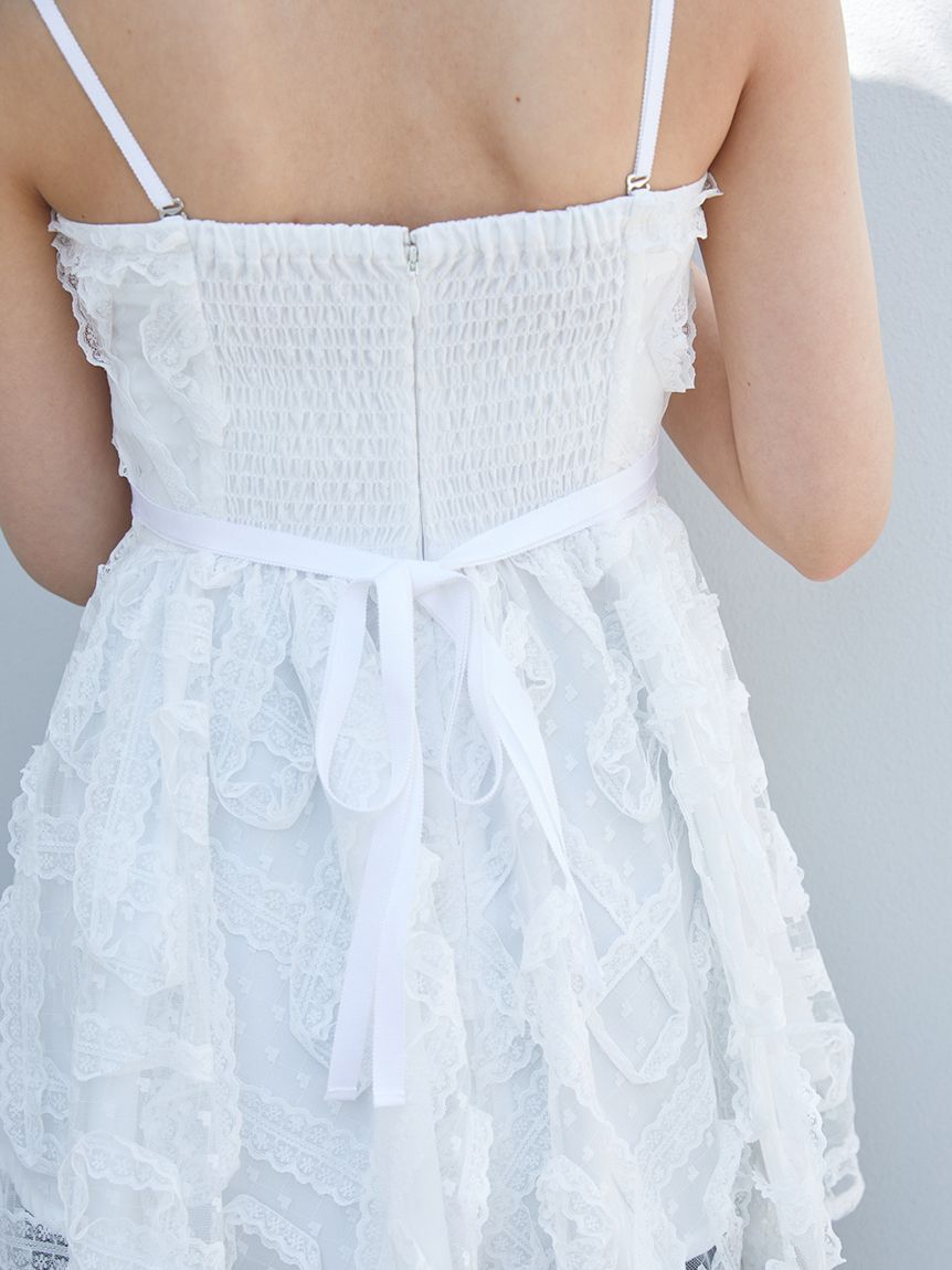 SNIDEL「チュールペプラムブラウス」|シャツ・ブラウス|