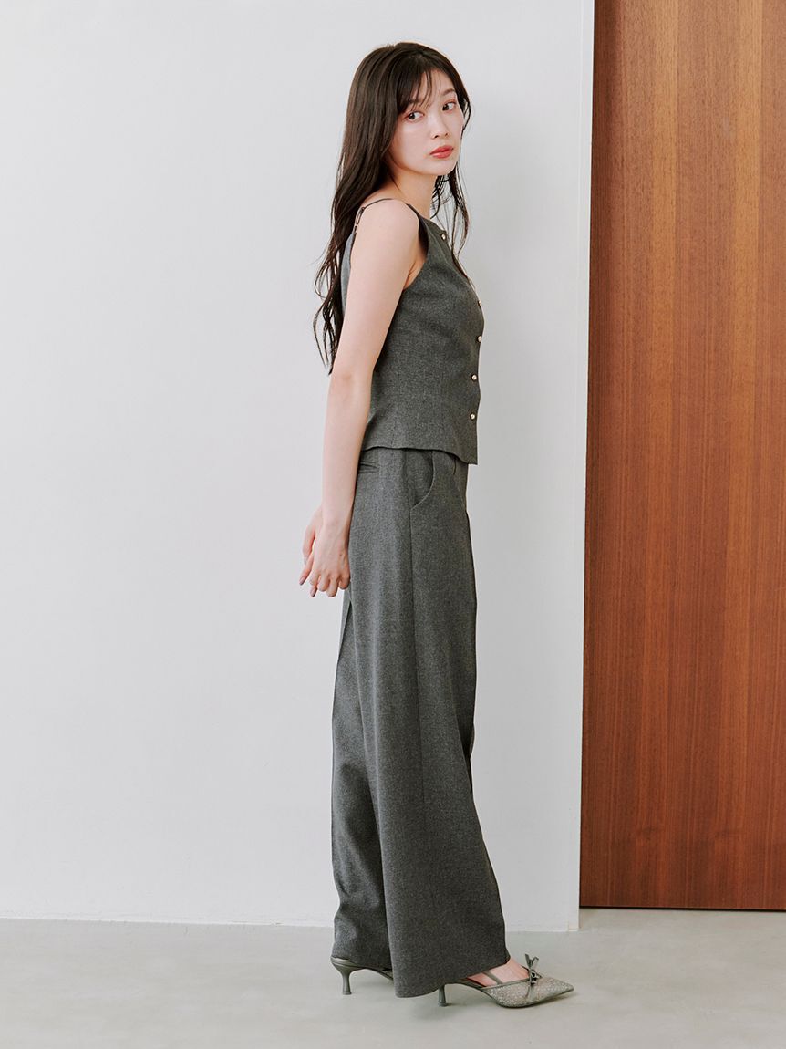 SNIDEL「Sustainableキャミベストトップス」|キャミソール|