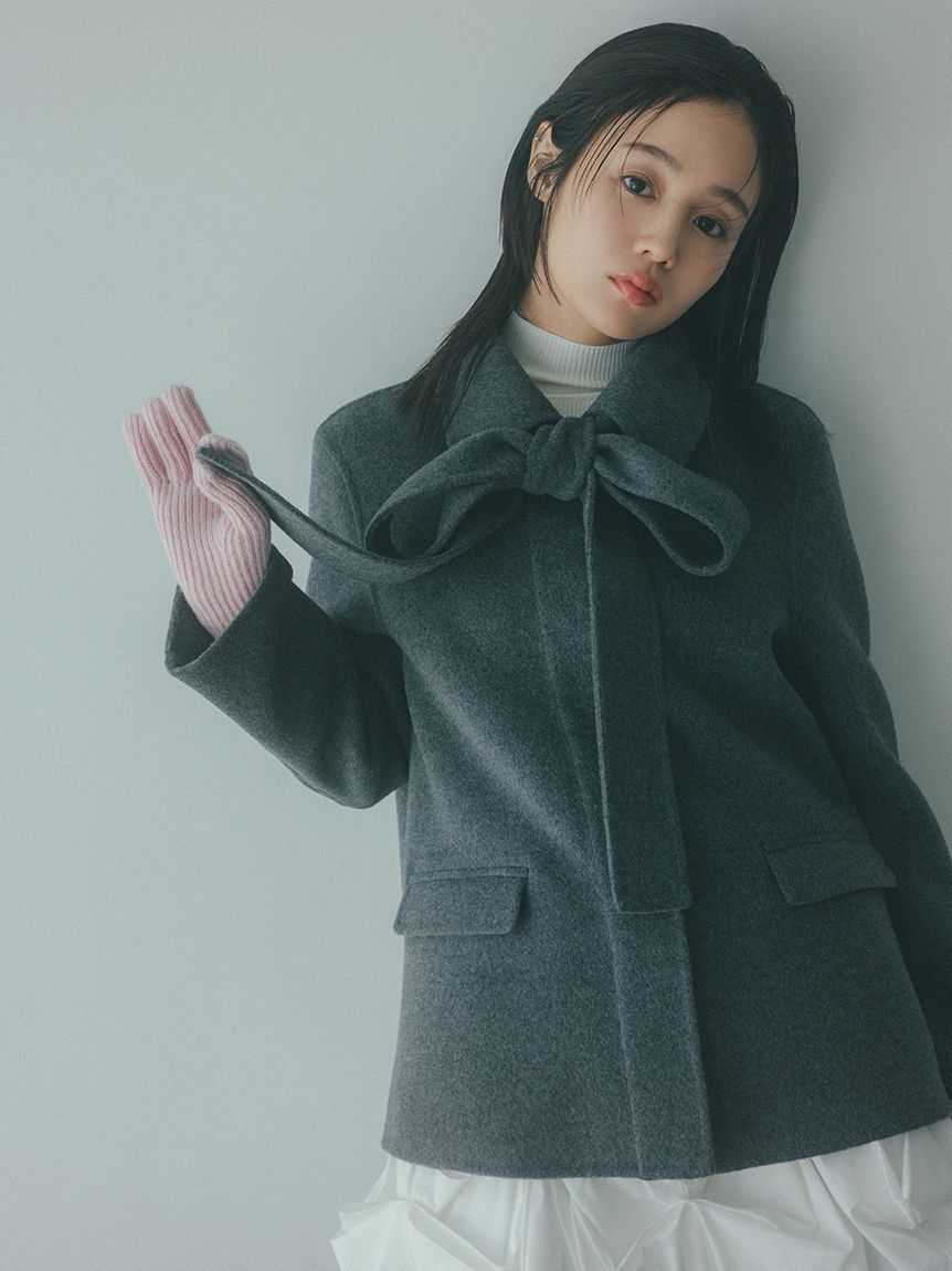 リバーリボンージャケット 【0サイズ IVR】 SNIDEL｜リバーリボンージャケット【カンヘウォン着用】 | Rakuten