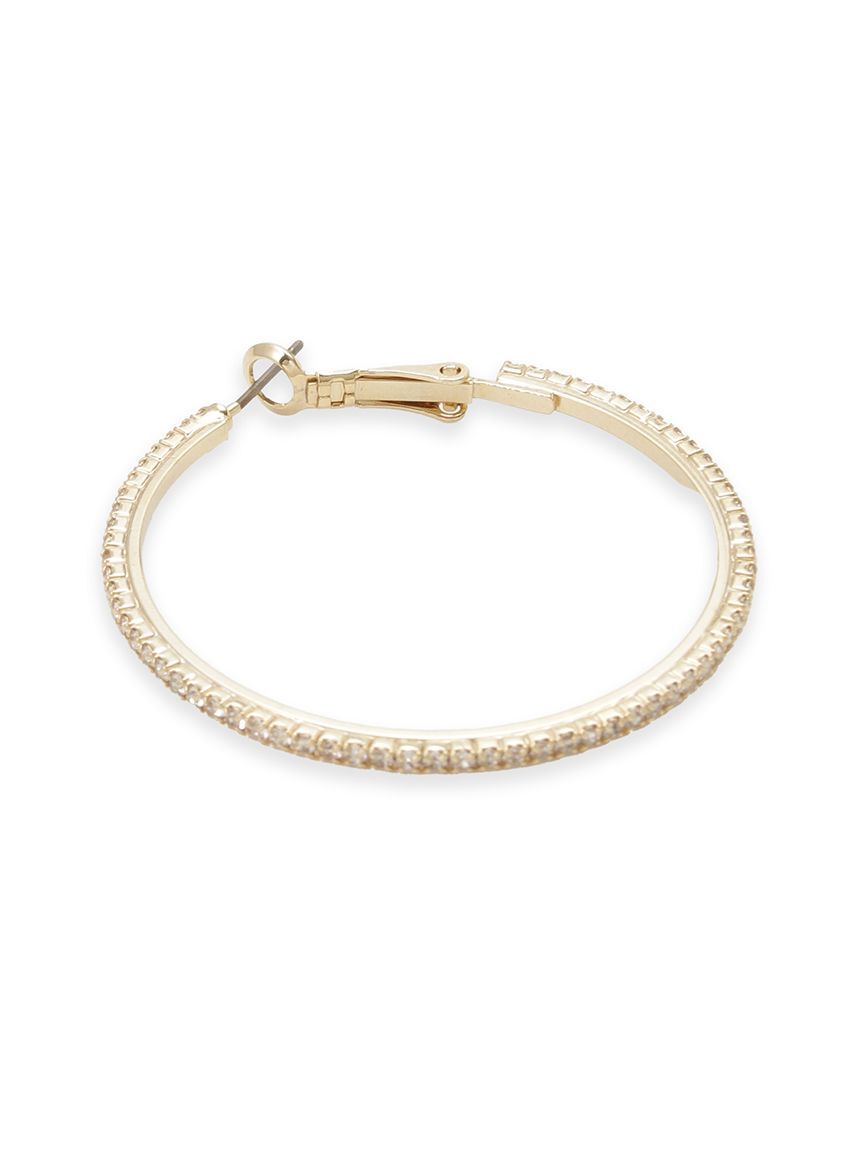 SNIDEL「パヴェフープバリエピアス(GLD)」|ピアス|