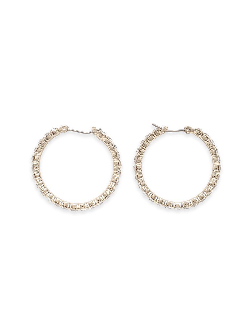 SNIDEL「パヴェフープバリエピアス(GLD)」|ピアス|