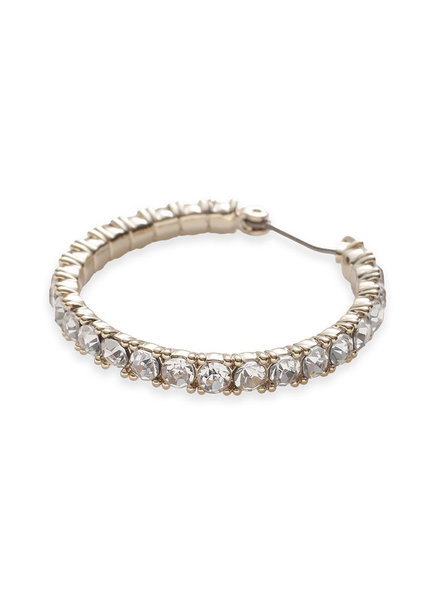 SNIDEL「パヴェフープバリエピアス(GLD)」|ピアス|