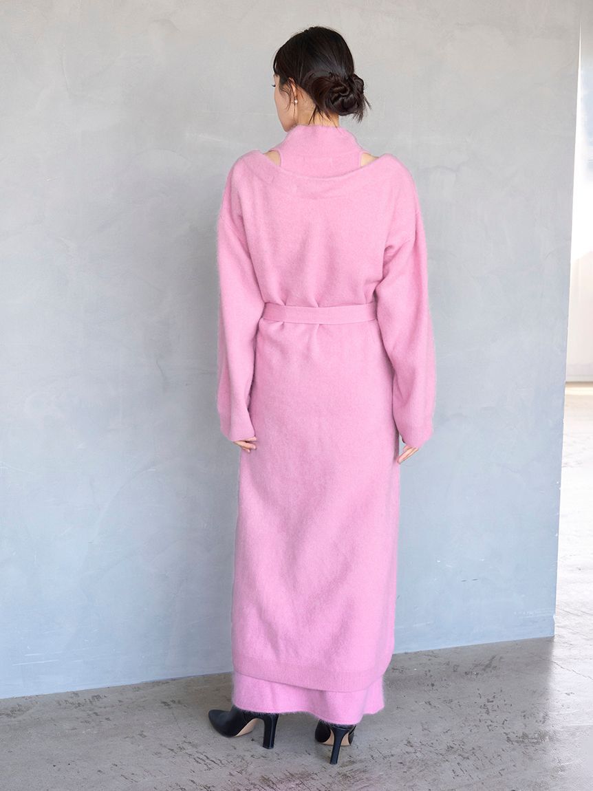 SNIDEL「【HIGH QUALITY】メリノウールニットロングコート」|チェスターコート|