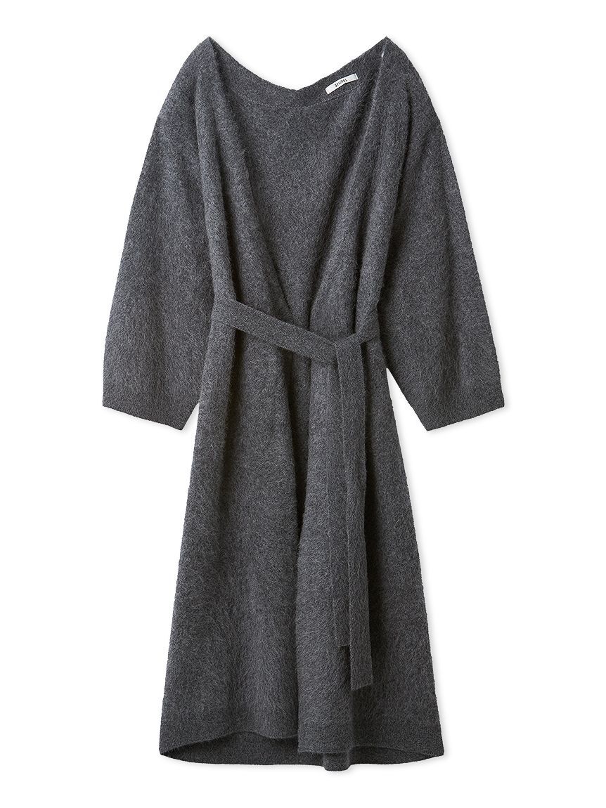 SNIDEL「【HIGH QUALITY】メリノウールニットロングコート」|チェスターコート|