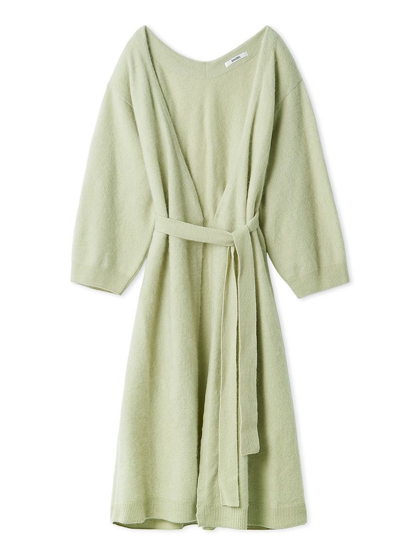 SNIDEL「【HIGH QUALITY】メリノウールニットロングコート」|チェスターコート|