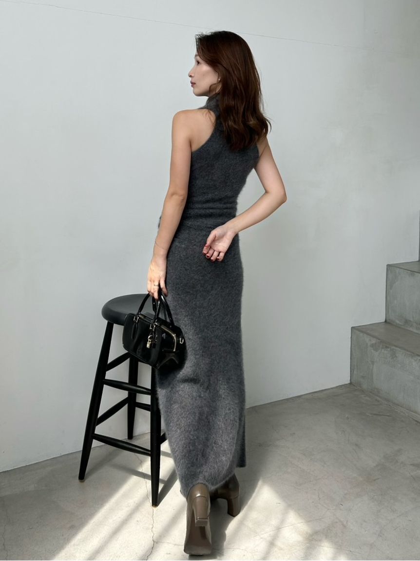 SNIDEL「【HIGH QUALITY】メリノウールアメスリニットワンピース」|ワンピース|