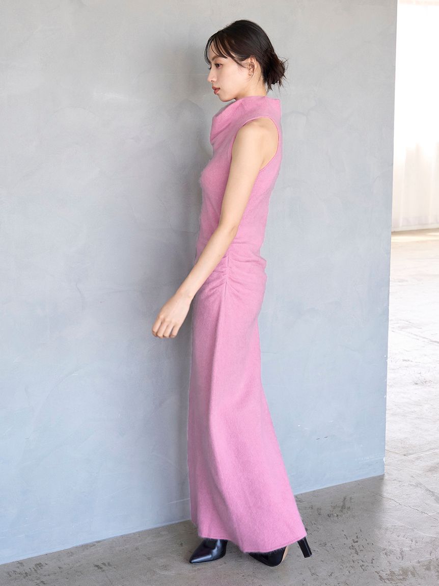 SNIDEL「【HIGH QUALITY】メリノウールアメスリニットワンピース」|ワンピース|