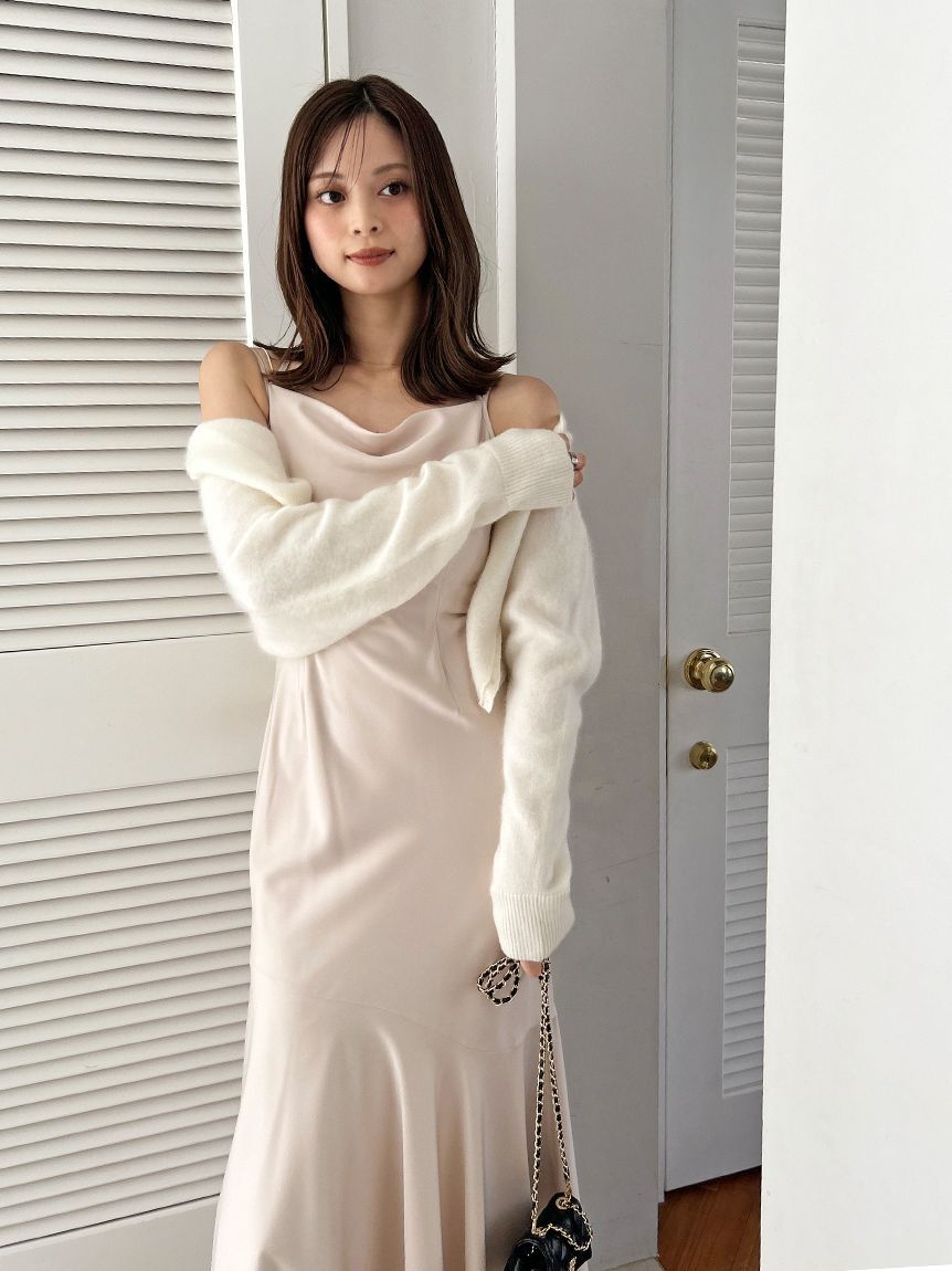 SNIDEL「【HIGH QUALITY】ファインメリノウールショートカーディガン」|カーディガン|OWHT