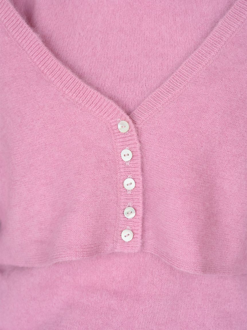 SNIDEL「【HIGH QUALITY】ファインメリノウールショートカーディガン」|カーディガン|