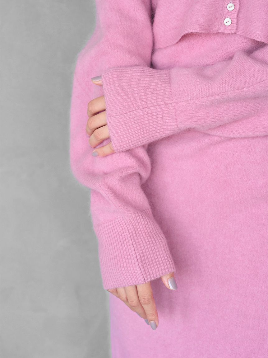 SNIDEL「【HIGH QUALITY】ファインメリノウールショートカーディガン」|カーディガン|