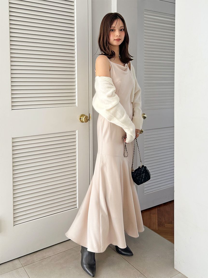 SNIDEL「【HIGH QUALITY】ファインメリノウールショートカーディガン」|カーディガン|