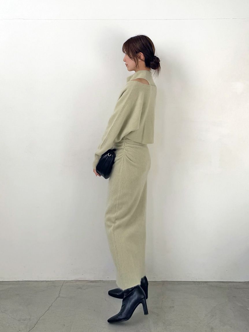 SNIDEL「【HIGH QUALITY】ファインメリノウールショートカーディガン」|カーディガン|