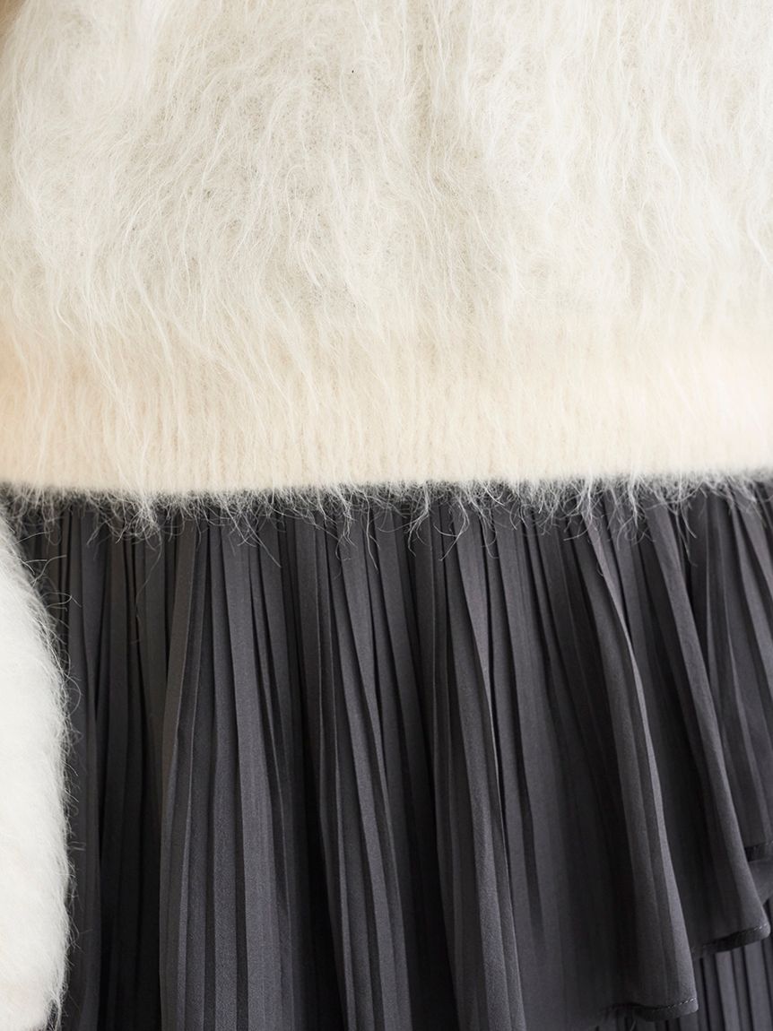 SNIDEL「【HIGH QUALITY】スリアルパカVネックプルオーバー」|ニット・セーター|