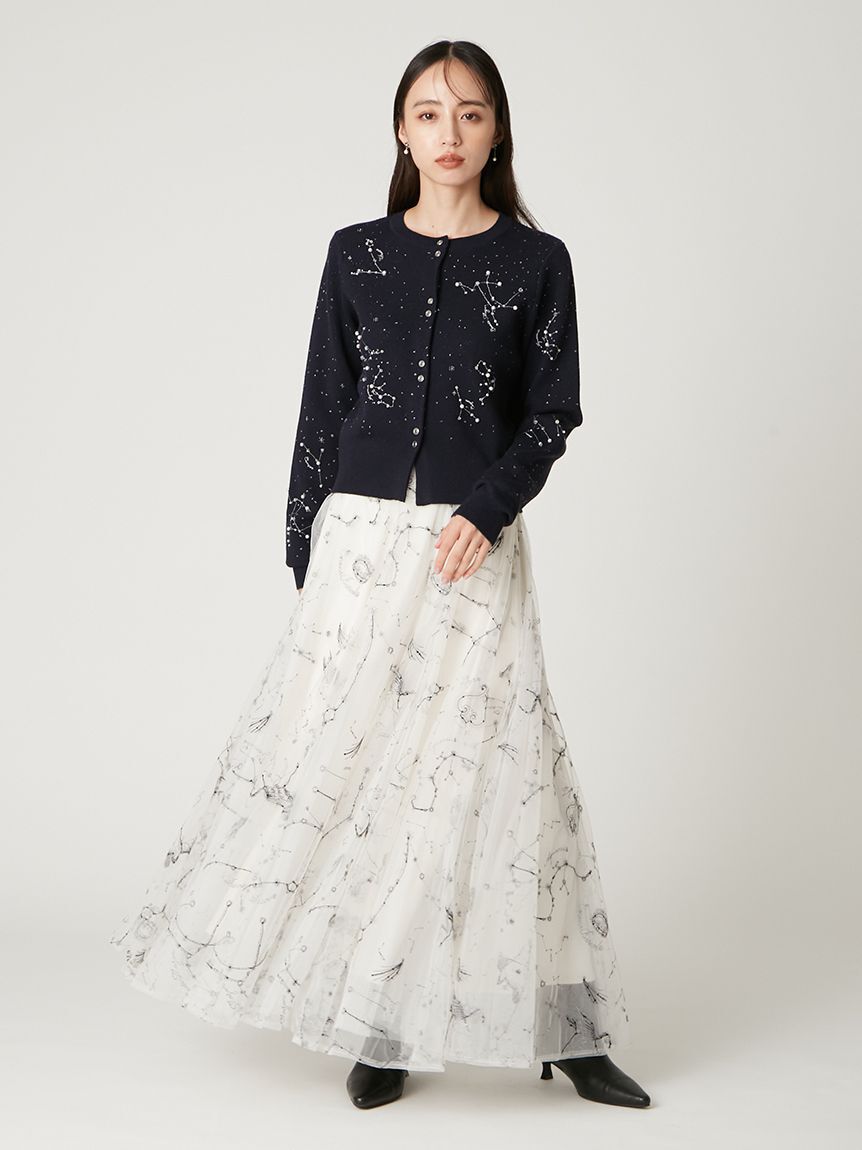 FRAY I.D「エトワールエンブロイダリーカーディガン」|カーディガン|