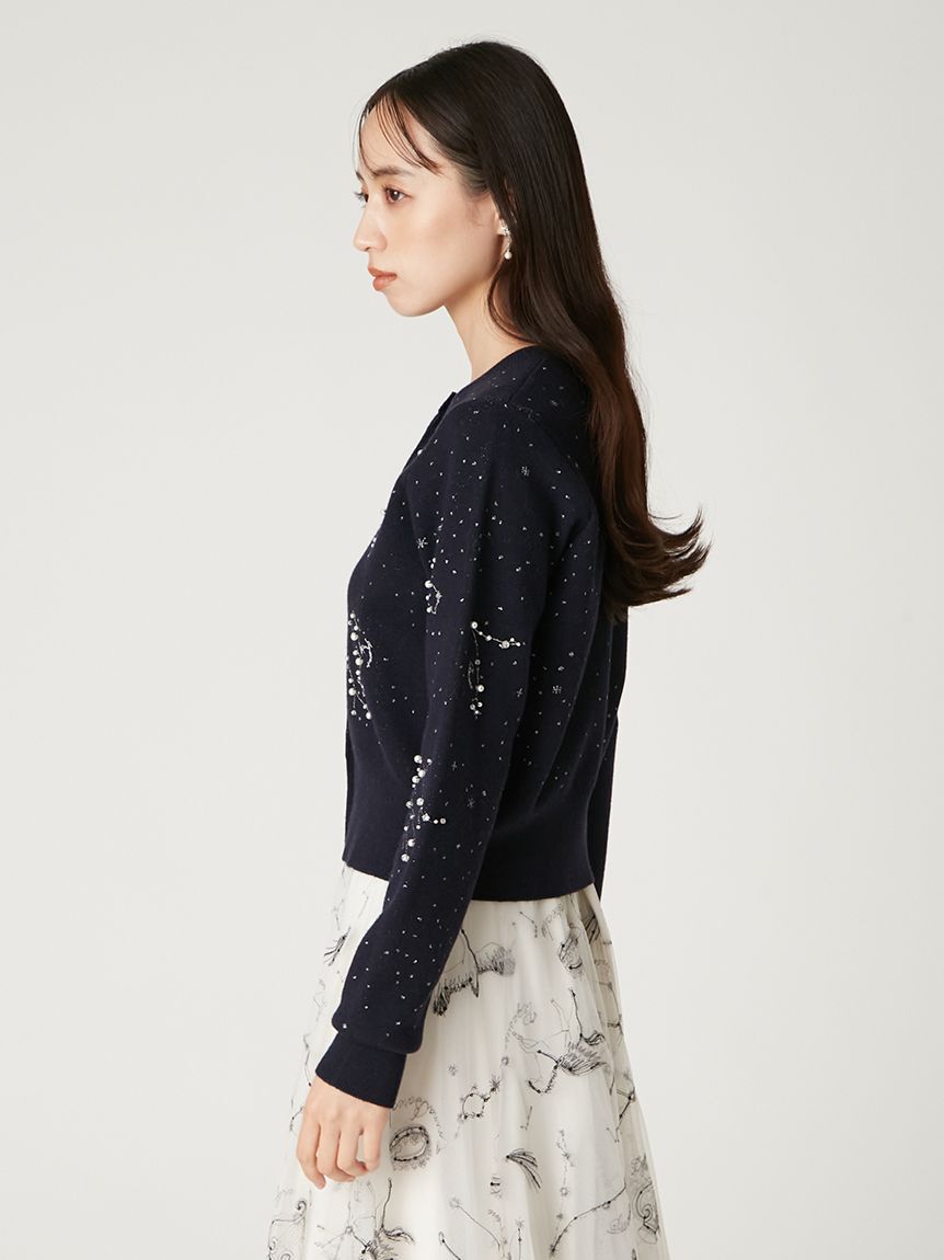 FRAY I.D「エトワールエンブロイダリーカーディガン」|カーディガン|