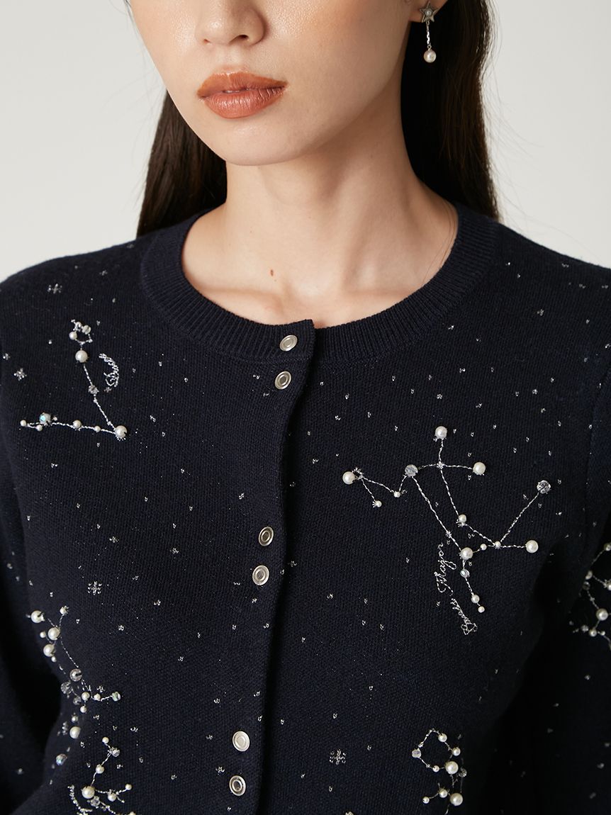 FRAY I.D「エトワールエンブロイダリーカーディガン」|カーディガン|