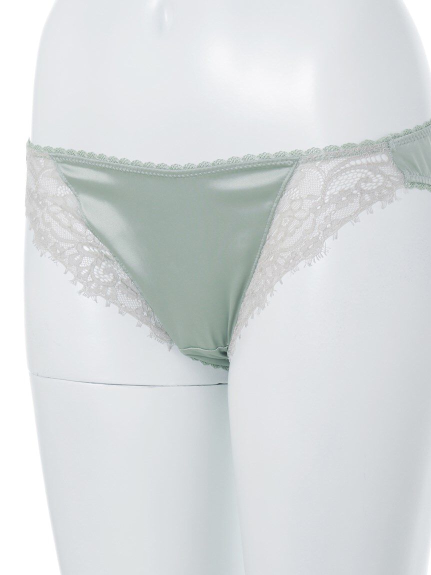 LILY BROWN Lingerie「【LILY BROWN Lingerie】サテン アイラッシュレース ハートショーツ」|インナー|