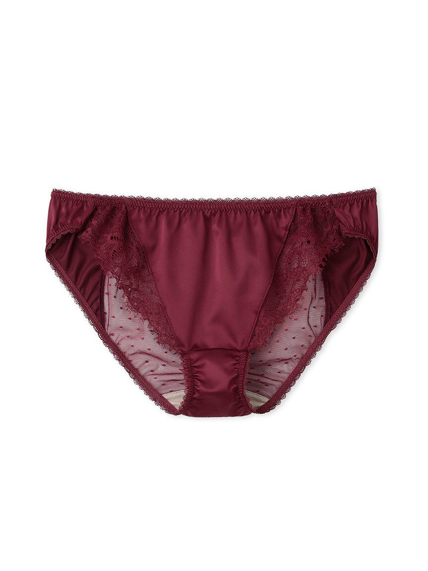 LILY BROWN Lingerie「【LILY BROWN Lingerie】サテン アイラッシュレース ハートショーツ」|インナー|